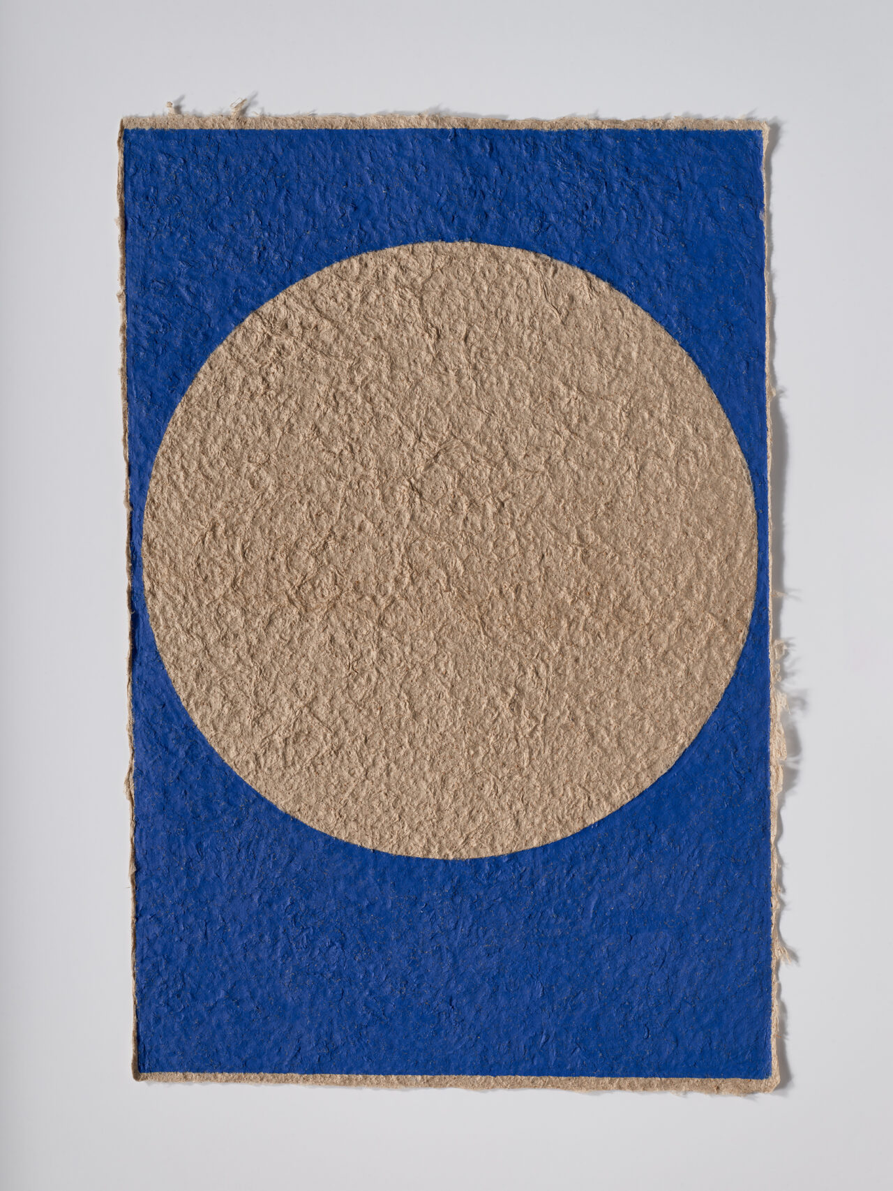 Circle 2, Wax on handmade paper 76 x 51 cm, 2024