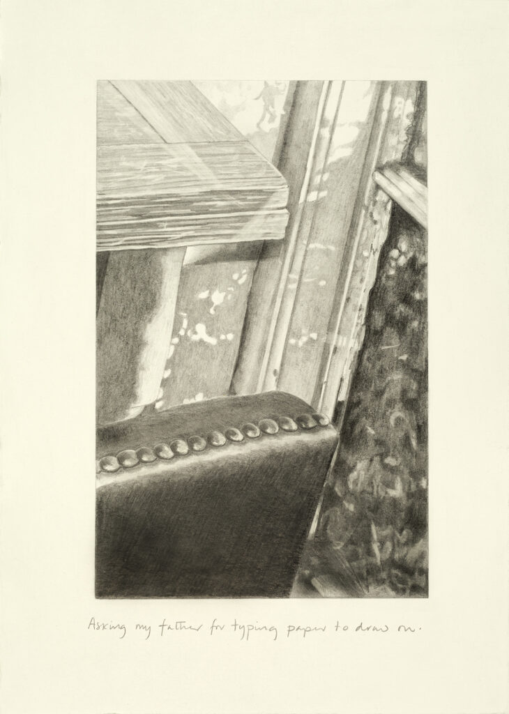 Home 24 graphite on paper, 40 x 31cm, 2015