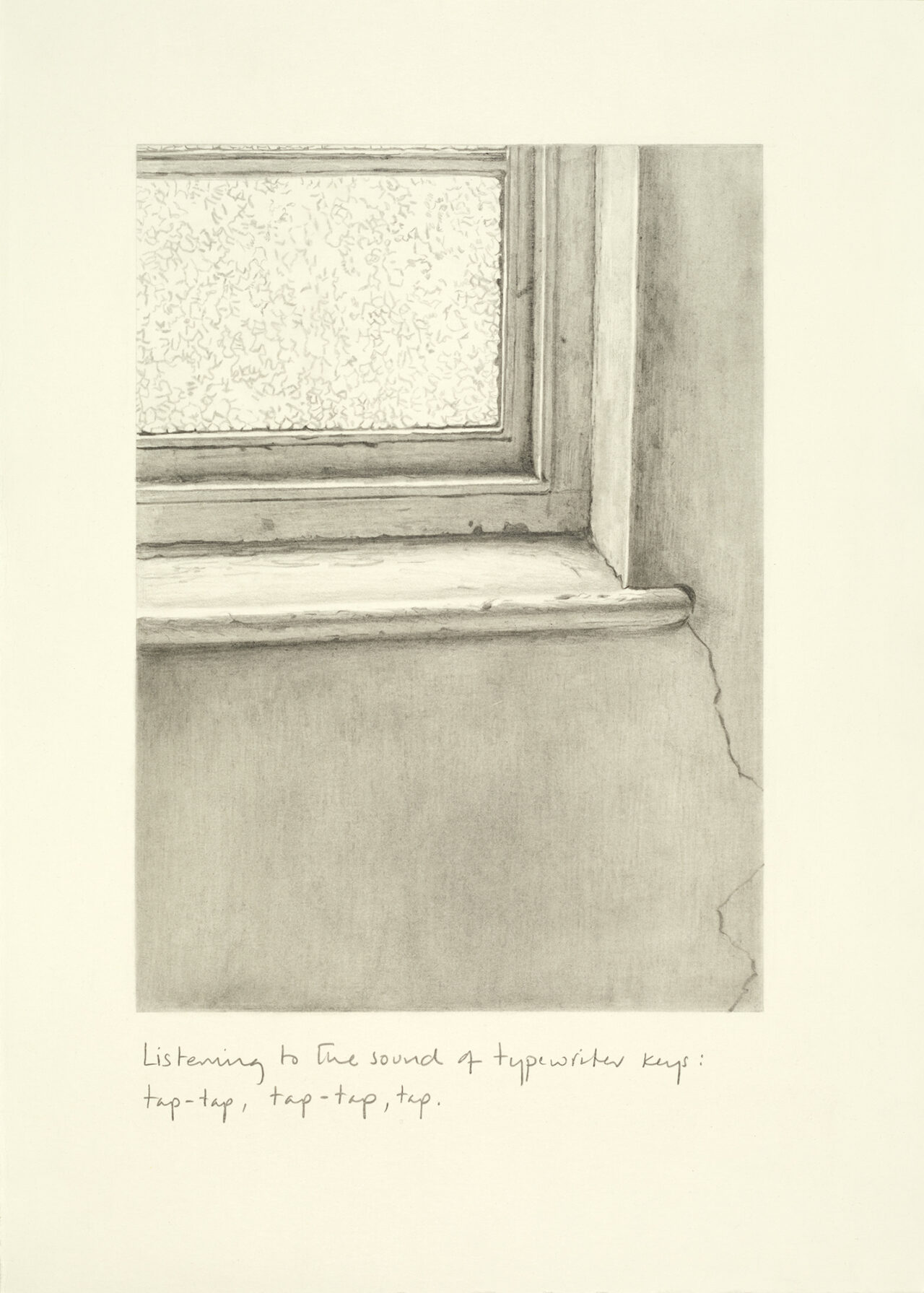 Home 3, graphite on paper, 40 x 31 cm 2015