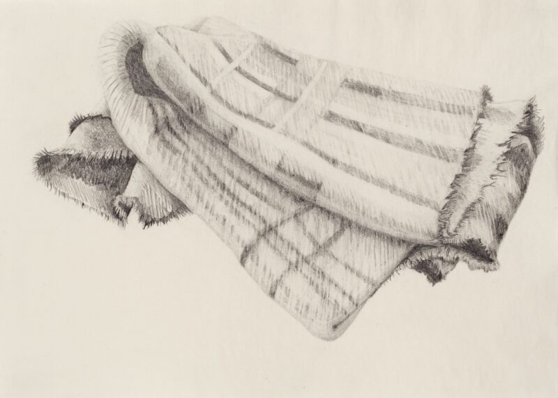 Detail: Blanket Memory Box From Life graphite on paper 45 x 33 cm 2012