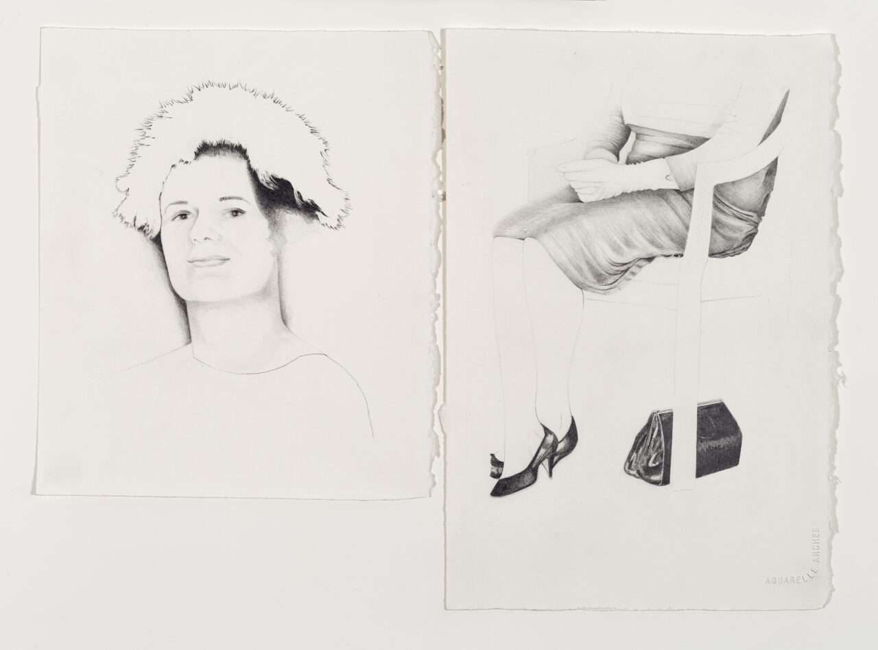 Mother Reinstated II, graphite on paper, 59 x 46cm, 2012